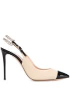 Casadei Slingback Mules - Neutrals