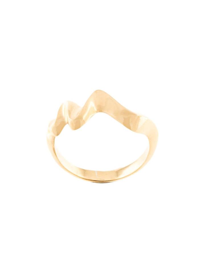 Niomo Kara Zigzag-shaped Ring - Gold