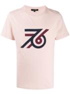Ron Dorff Printed Cotton T-shirt - Pink