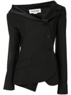 Monse One Shoulder Jacket - Black