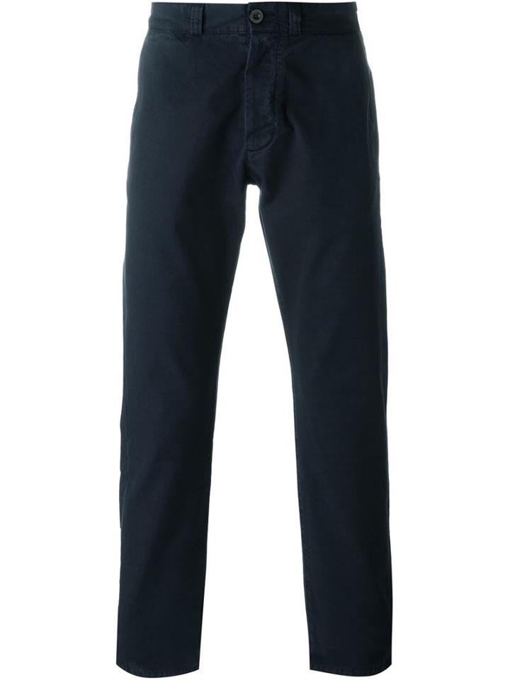 Maison Kitsuné Classic Chinos, Men's, Size: 32, Blue, Cotton