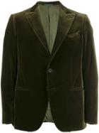 Caruso Velvet Blazer - Green