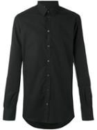 Dolce & Gabbana Gold Fit Shirt, Men's, Size: 40, Black, Cotton