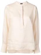Joseph Ferris Voile Blouse - Neutrals