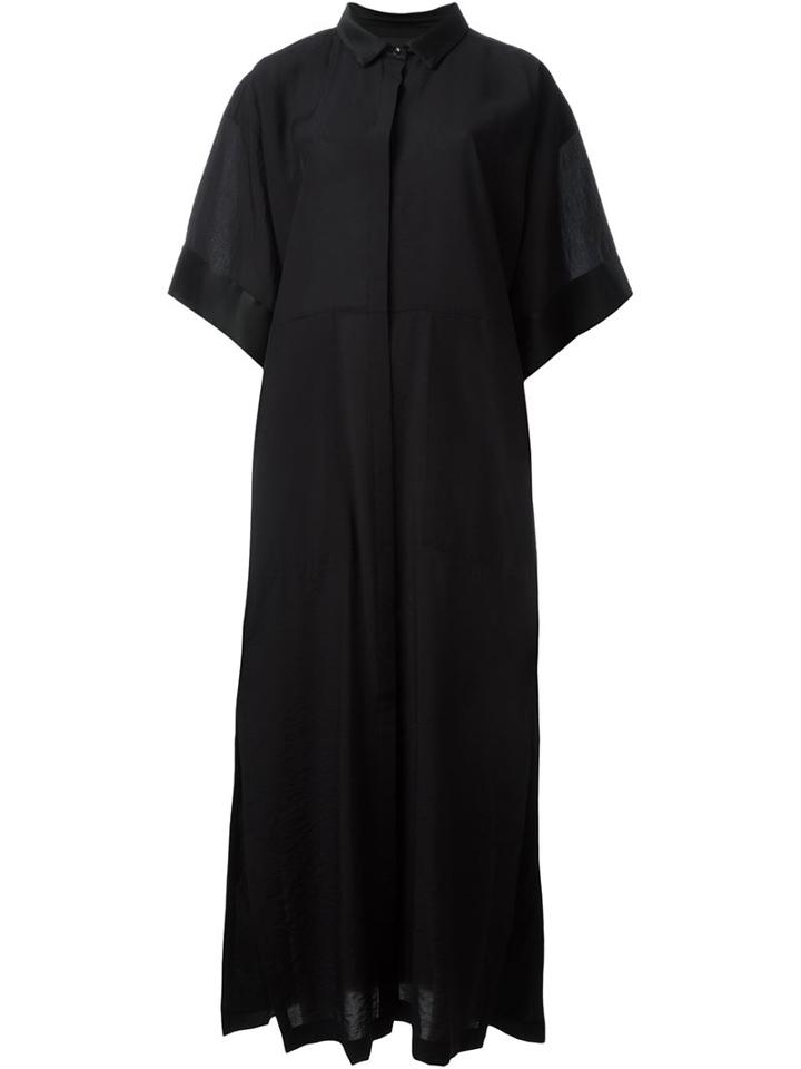 Avelon 'grace' Shirt Dress, Women's, Size: 38, Black, Viscose/polyamide