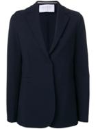 Harris Wharf London One Button Fitted Blazer - Blue
