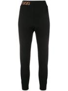 Fendi Skinny Athletic Jogging Trousers - Black