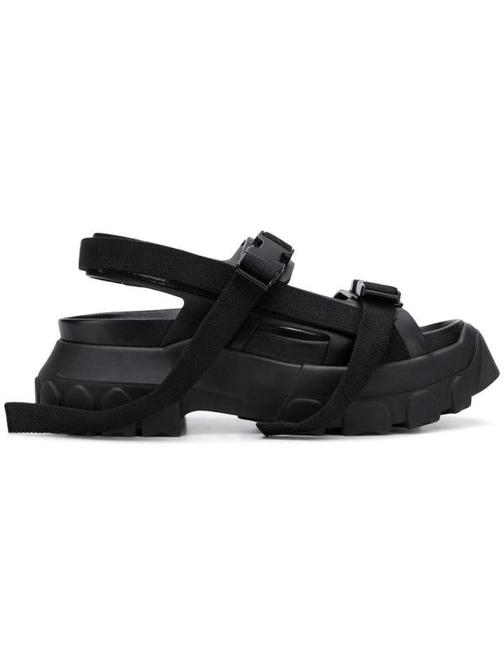 Rick Owens Sisyphus Hiking Sandals - Black