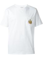Palm Angels Embroidered Cannabis Leaf T-shirt