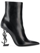 Saint Laurent Opyum 105 Ankle Boots - Black