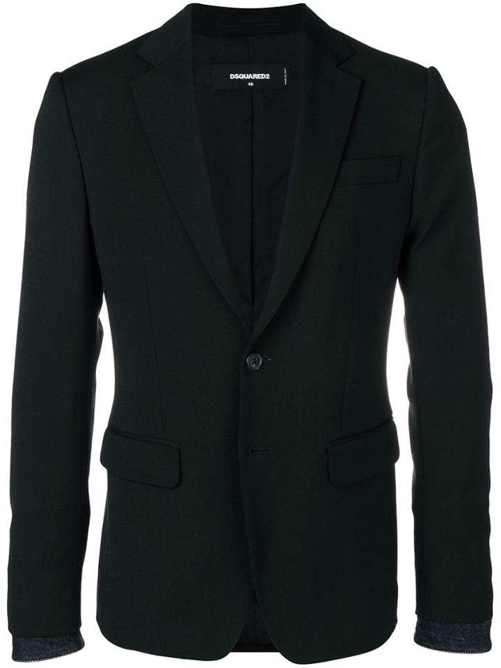 Dsquared2 Classic Single-breasted Blazer - Black