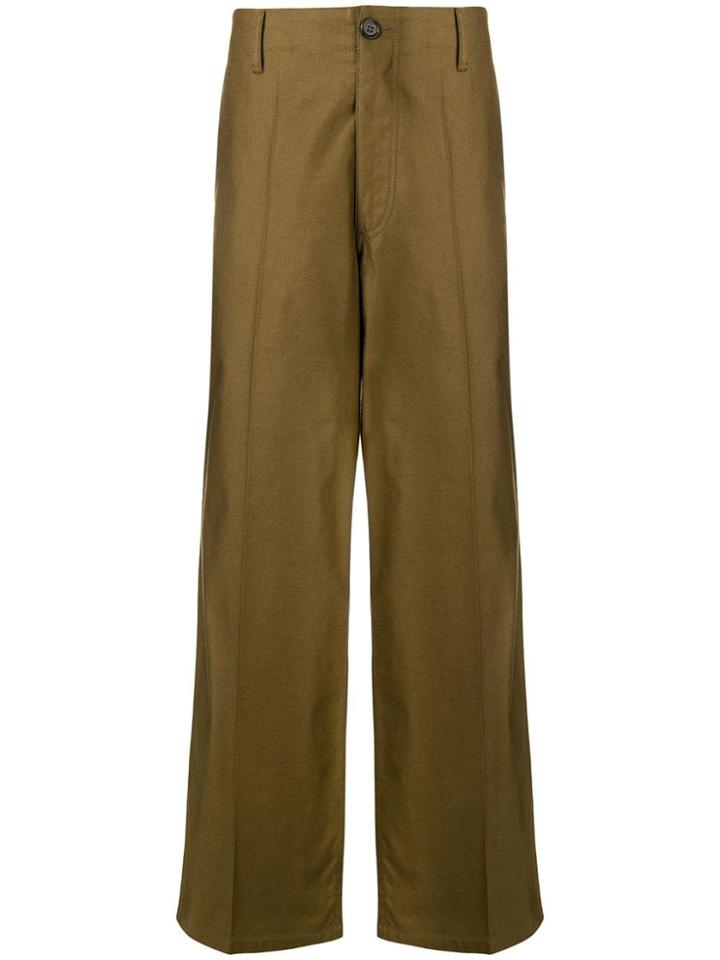 Marni Wide-leg Trousers - Green
