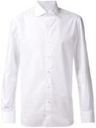 Isaia Cut-away Collar Shirt - White