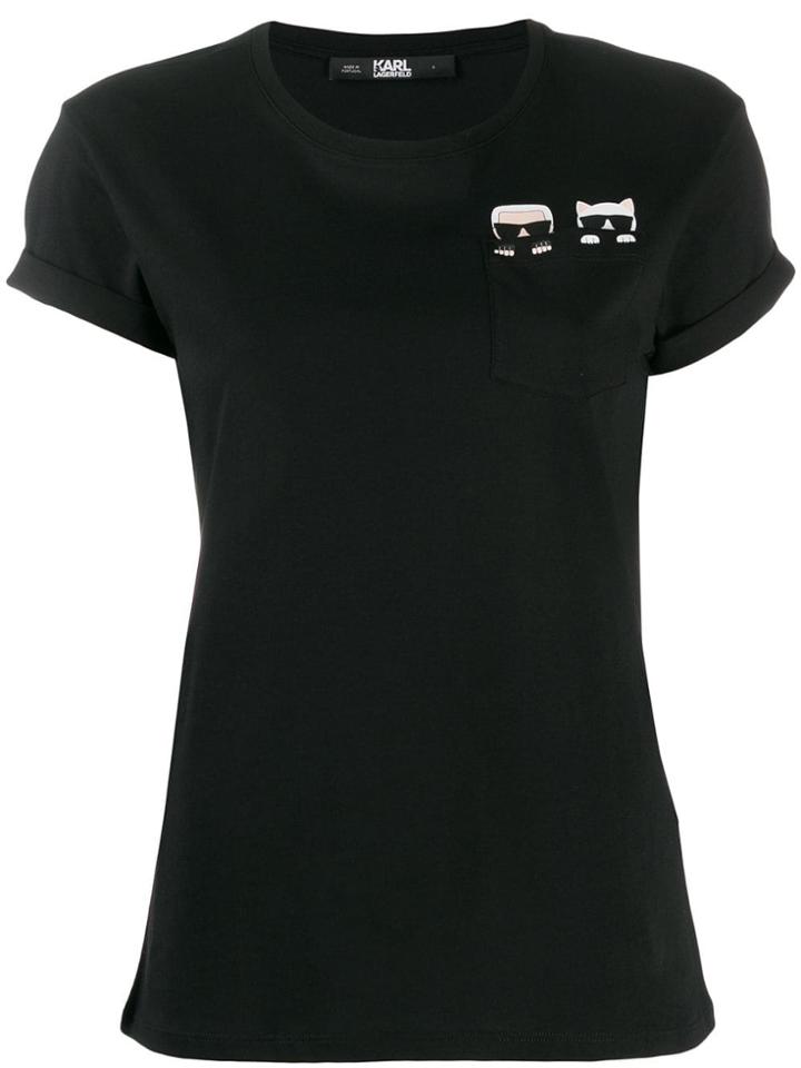 Karl Lagerfeld Karlito Pocket T-shirt - Black