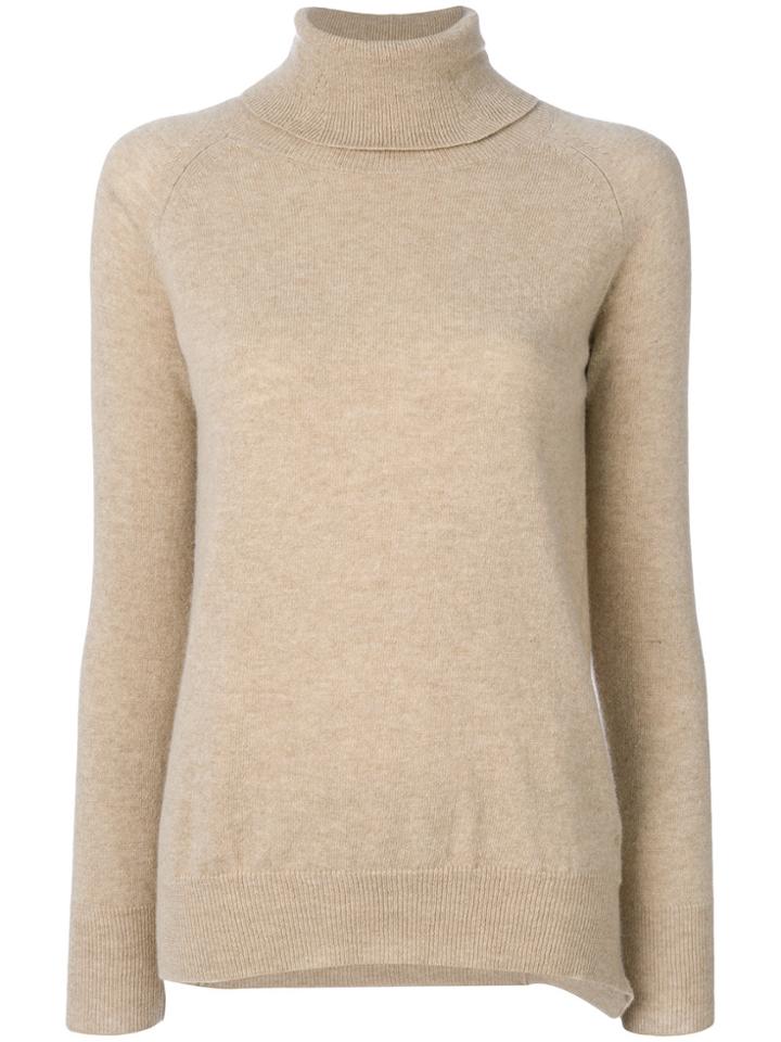 Zanone Roll Neck Jumper - Nude & Neutrals