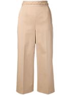 Red Valentino Cropped Trousers - Brown