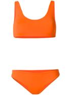 Danielle Guizio Sport Style Bikini - Yellow & Orange