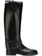 Ann Demeulemeester Blanche Buckle Detail Mid-calf Boots