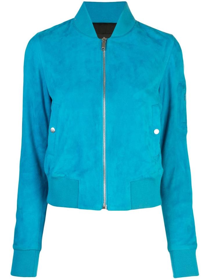 Lth Jkt Min Bomber Jacket - Blue