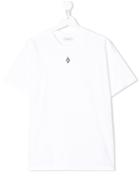 Marcelo Burlon County Of Milan Kids Cross Logo T-shirt - White