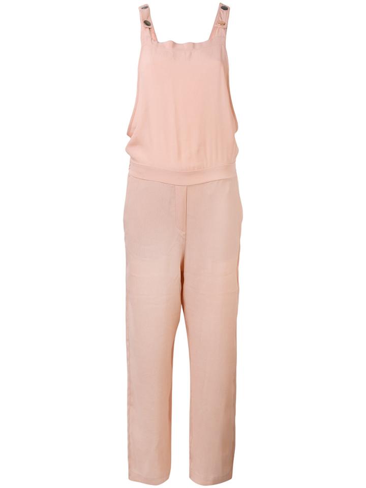 8pm Plain Dungarees - Pink & Purple