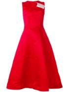 Calvin Klein 205w39nyc Folded Contrast Dress - Red