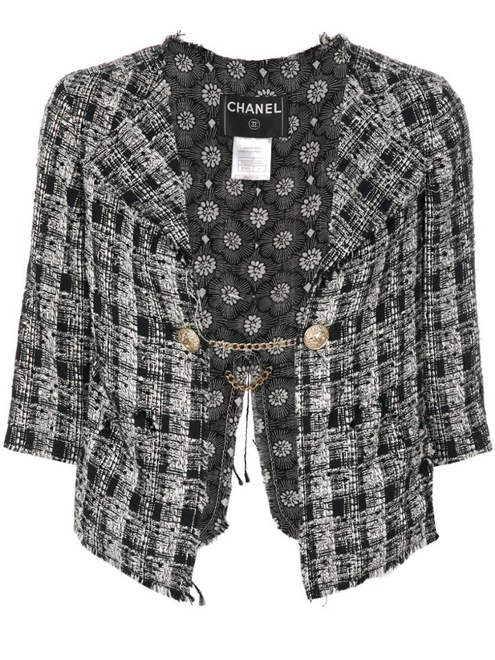 Chanel Vintage Tweed Jacket - Black