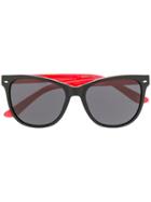 Stella Mccartney Eyewear Oversized Round Frame Sunglasses - Black