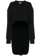 Giacobino High Low Sweatshirt - Black