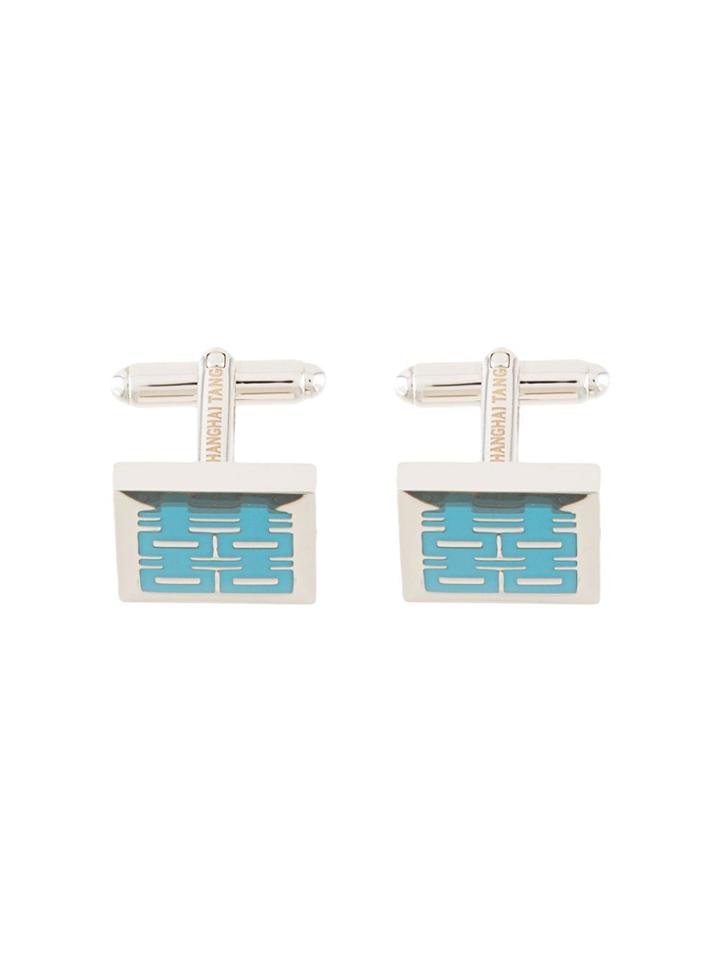Shanghai Tang Double Happiness Cufflinks - Silver
