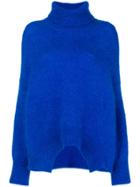 Valentino Fuzzy Knit Jumper - Blue