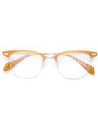 Oliver Peoples 'executive I' Glasses - Nude & Neutrals