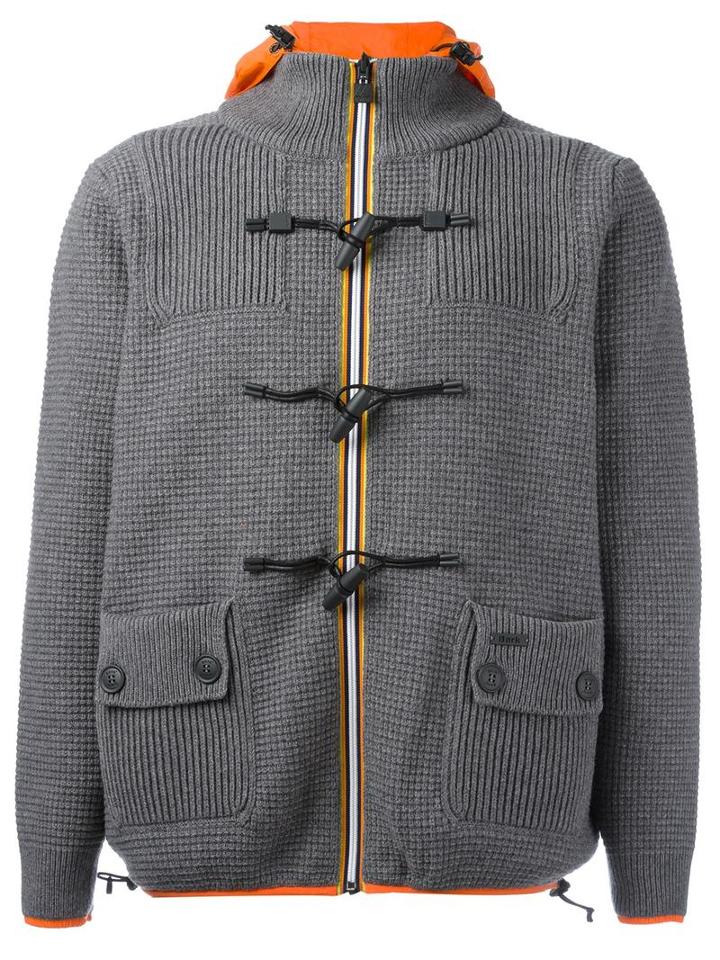 Bark Patch Pocket Jacket, Men's, Size: Medium, Grey, Polyamide/wool