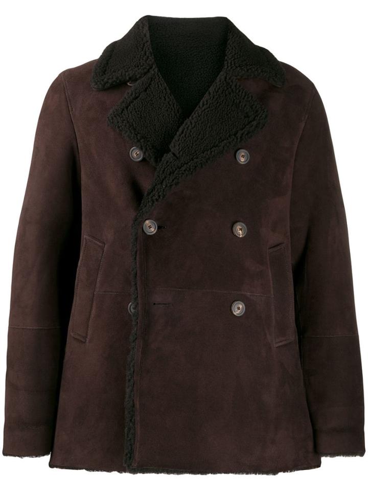 Tagliatore Howard Double-breasted Coat - Brown