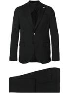 Manuel Ritz Single Breasted Suit - Black