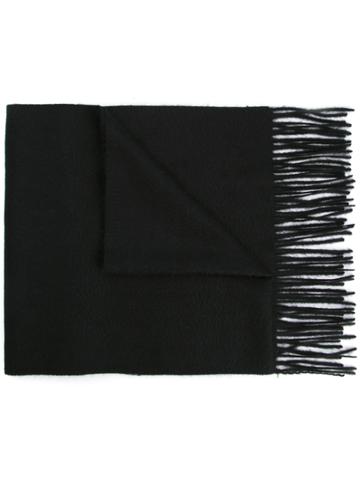 Estnation Fringed Scarf - Black