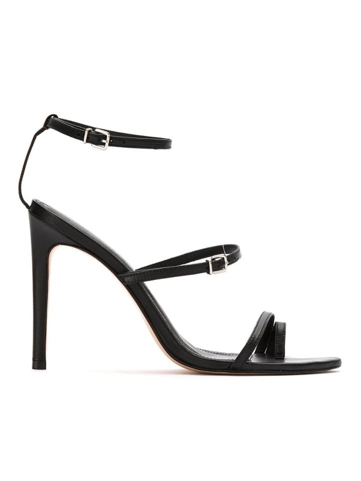 Reinaldo Lourenço Leather Sandals - Black