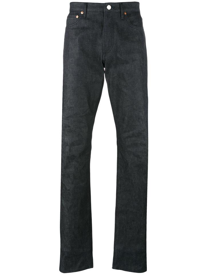 Maison Kitsuné - Slim-fit Jeans - Men - Cotton - 33, Black, Cotton