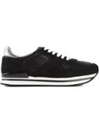 Hogan Panelled Sneakers, Women's, Size: 41, Black, Leather/rubber