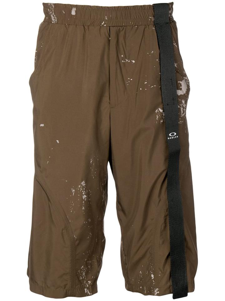 Oakley By Samuel Ross Knee-high Cargo Shorts - Brown