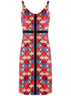 Reinaldo Lourenço - All-over Print Dress - Women - Cotton - 46, Red, Cotton