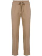 Melitta Baumeister High Waisted Cropped Trousers - Brown
