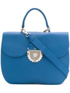 Furla Foldover Top Shoulder Bag - Blue