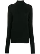 Haider Ackermann Fine Knit Roll Neck - Black