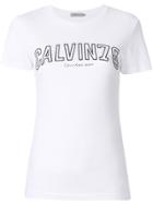 Calvin Klein Jeans Logo-embroidered Knitted Top - White