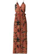 Ailanto Floral Wrap Dress - Pink & Purple