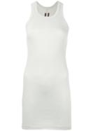 Rick Owens Drkshdw - Long Ribbed Tank - Women - Cotton - L, Grey, Cotton