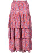 Figue Frida Tiered Floral Skirt