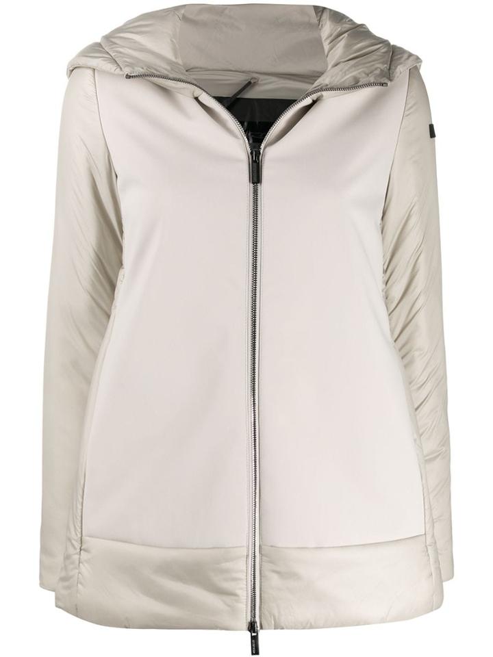 Rrd Logo Patch Hooded Jacket - Neutrals