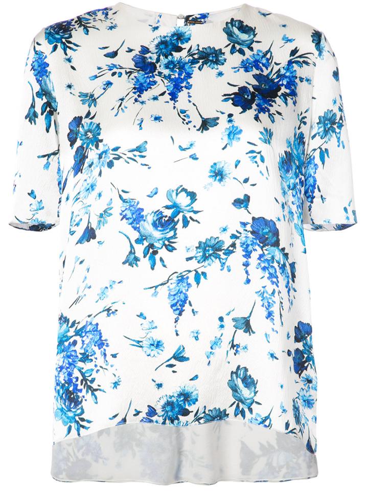 Adam Lippes Floral-print T-shirt - White